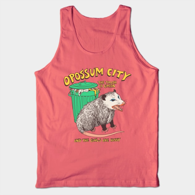 Opossum City Tank Top by Hillary White Rabbit